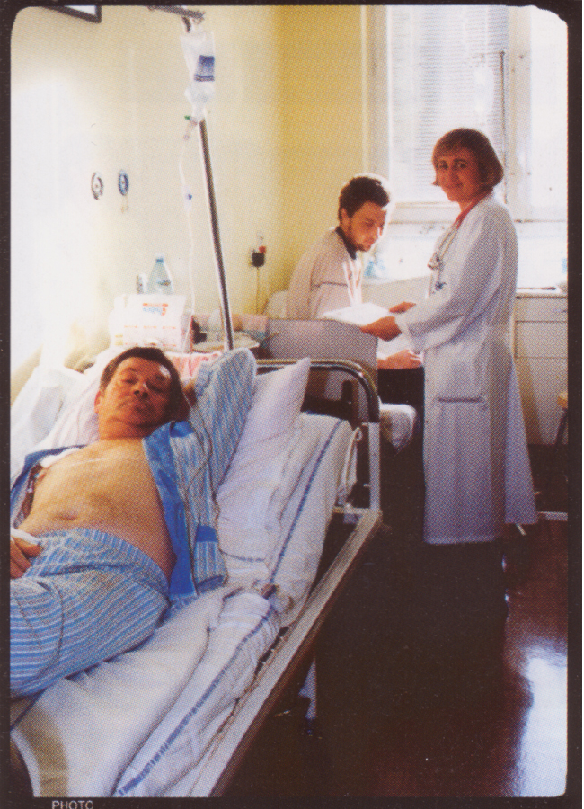 Praca w Klinice. H. Mrugaa w trakcie wizyty