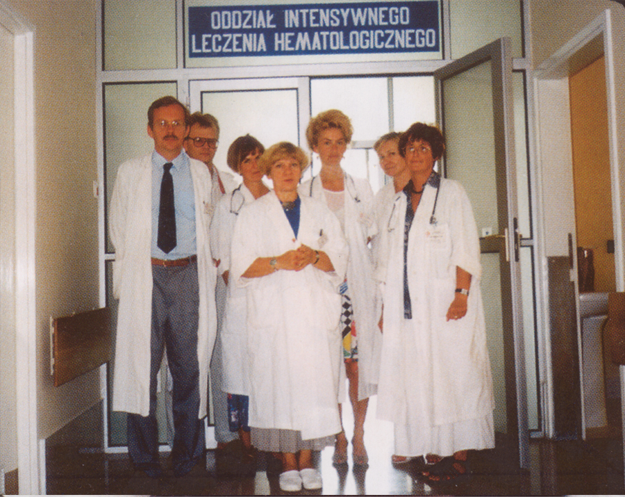 Praca w Klinice. Otwarcie Oddziału Intensywnego Leczenia Hematologicznego, 1994